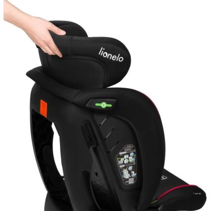 Lionelo - Autosedačka AART i-Size 40-150 cm čierna/červená