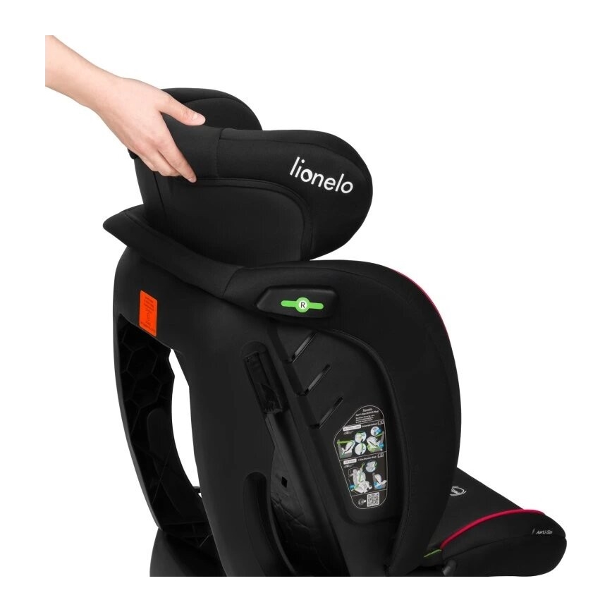 Lionelo - Autosedačka AART i-Size 40-150 cm čierna/červená