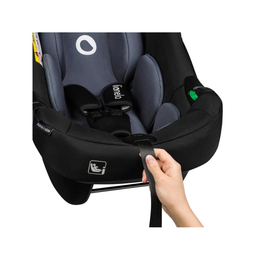 Lionelo - Autosedačka ASTRID i-Size 40-87 cm čierna