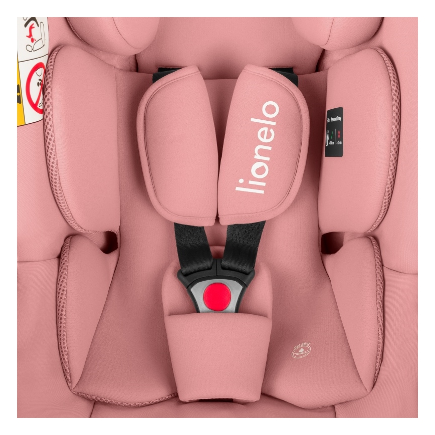 Lionelo - Autosedačka ASTRID i-Size 40-87 cm ružovo-korálová
