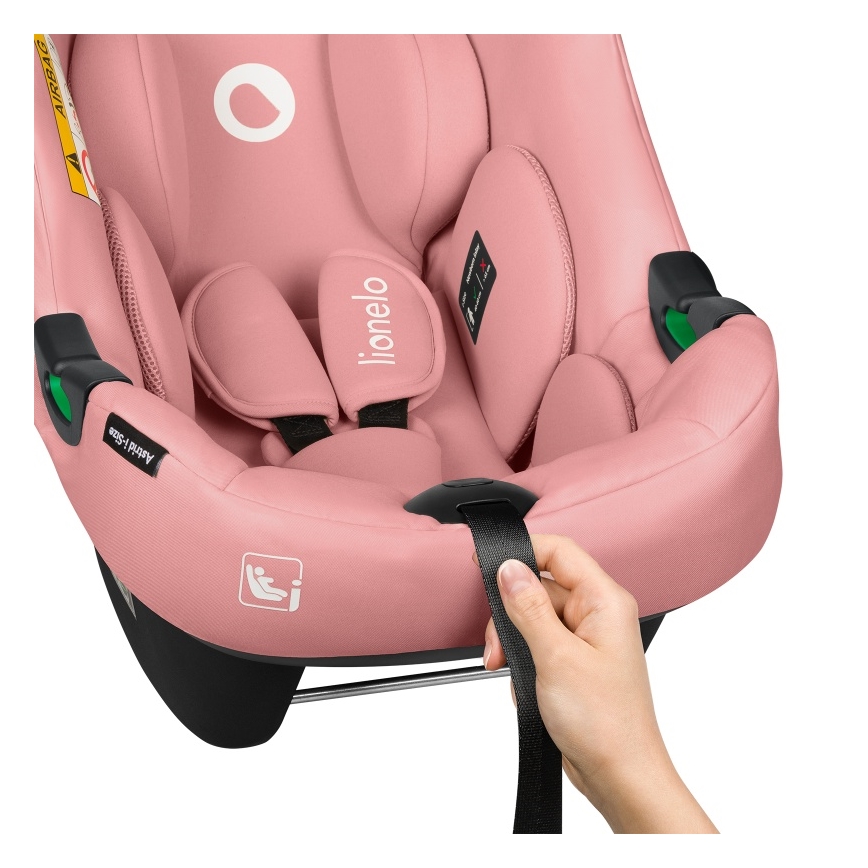Lionelo - Autosedačka ASTRID i-Size 40-87 cm ružovo-korálová