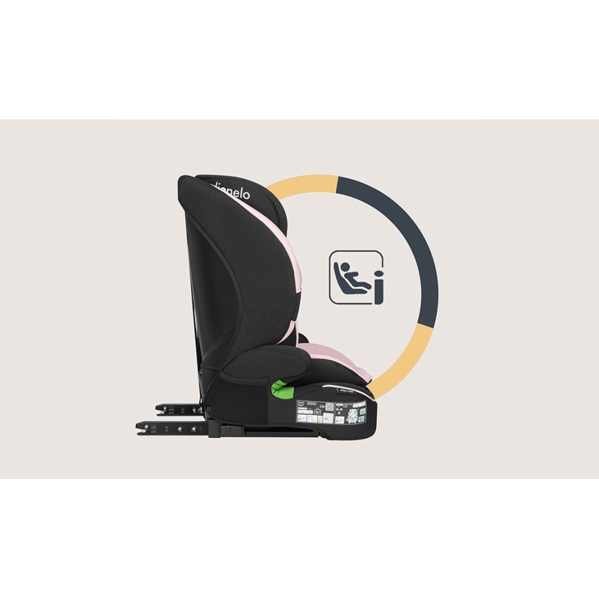 Lionelo - Autosedačka BILLY i-Size 76-150 cm Ružová Baby