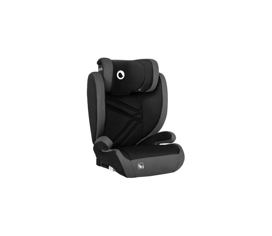 Lionelo - Autosedačka HUGO i-Size 100-150 cm čierna/sivá 5903771705585