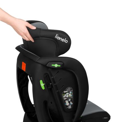 Lionelo - Autosedačka IZZY i-Size 40-150 cm čierna/sivá