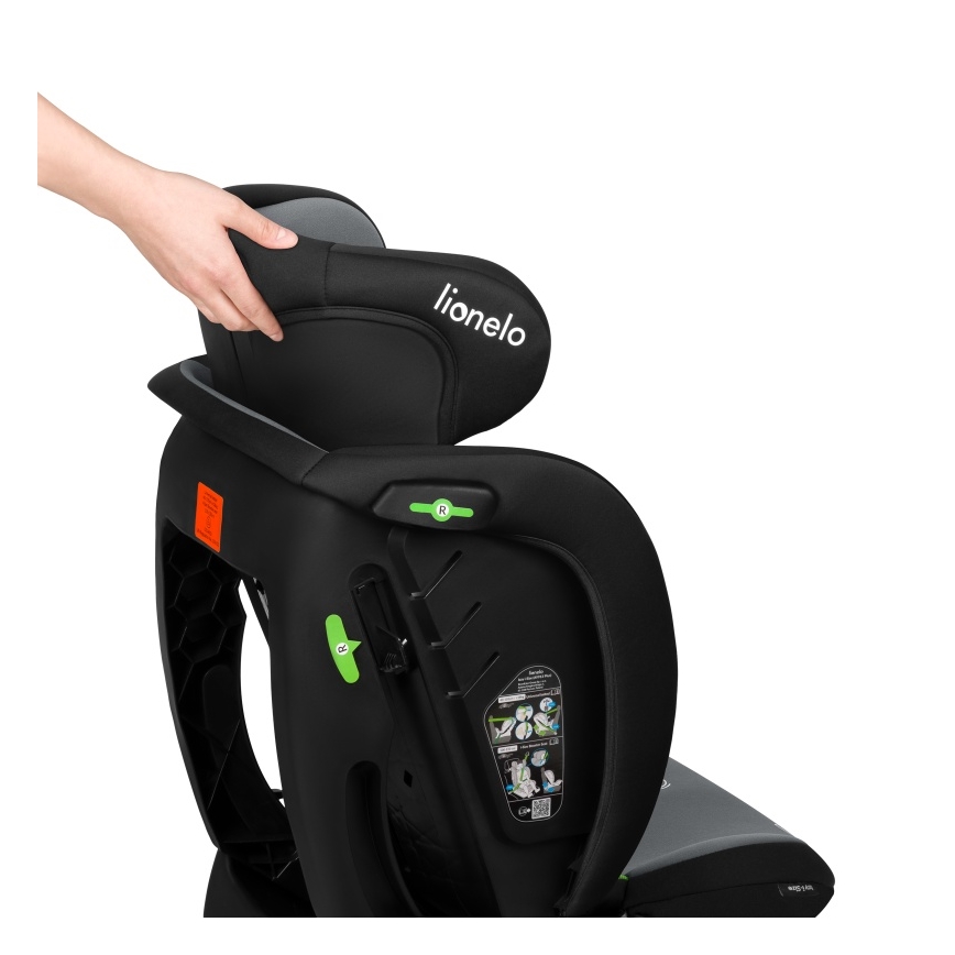 Lionelo - Autosedačka IZZY i-Size 40-150 cm čierna/sivá
