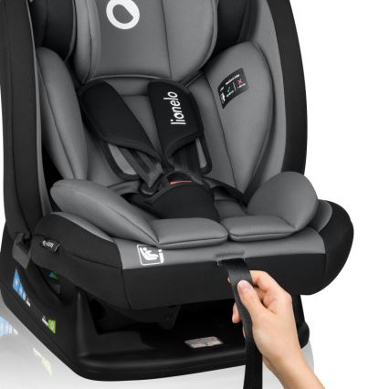 Lionelo - Autosedačka IZZY i-Size 40-150 cm čierna/sivá