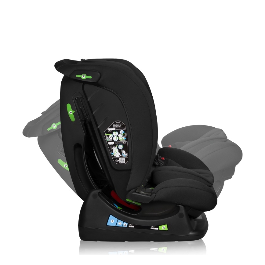 Lionelo - Autosedačka IZZY i-Size 40-150 cm Čierny karbón