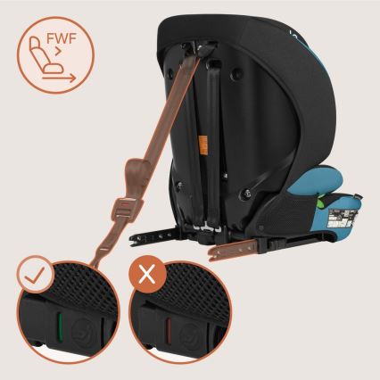 Lionelo - Autosedačka LEVI FIX i-Size 76-150 cm Kobaltová modrá