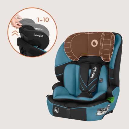 Lionelo - Autosedačka LEVI FIX i-Size 76-150 cm Kobaltová modrá