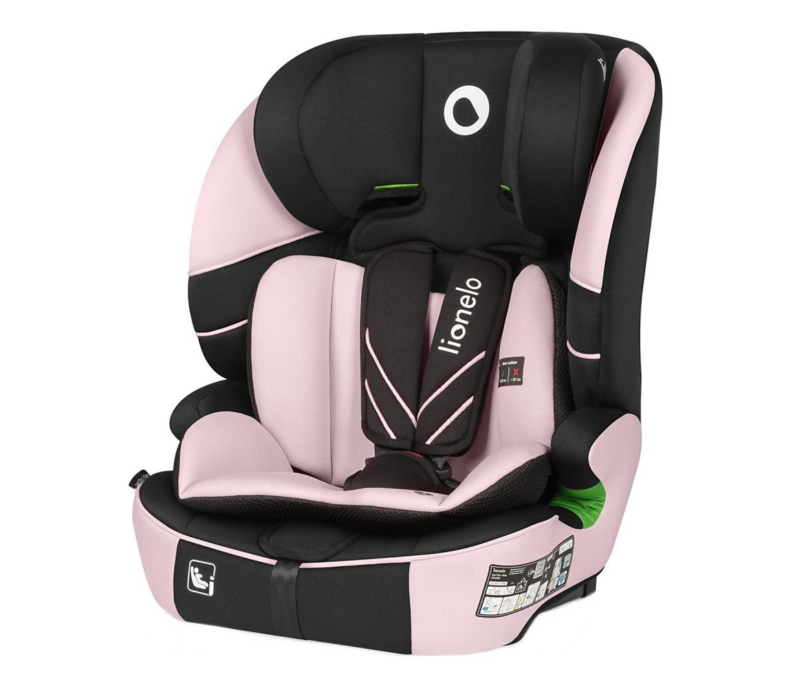 Lionelo - Autosedačka LEVI FIX i-Size 76-150 cm Pink Baby 5903771723930