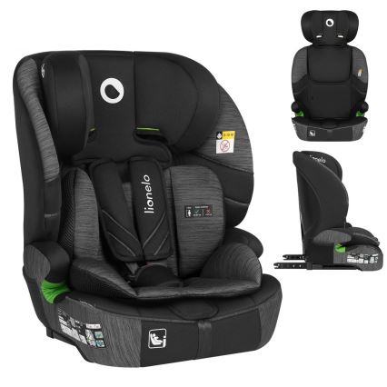 Lionelo - Autosedačka LEVI FIX i-Size 76-150 cm Sivý kameň
