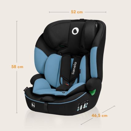 Lionelo - autosedačka LEVI i-Size 76-150 cm kobaltová modrá