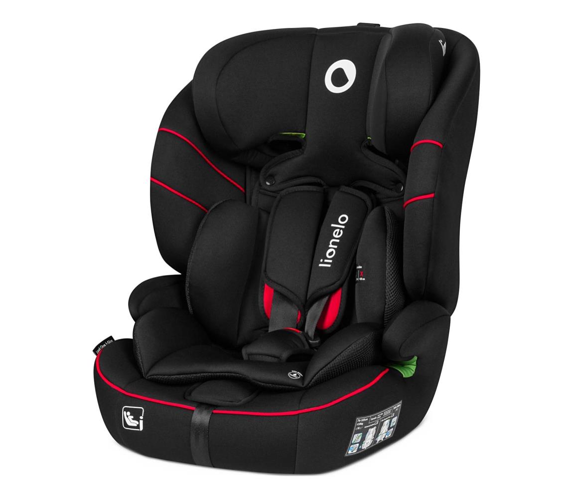 Lionelo - Autosedačka LEVI i-Size 76-150 cm Sportová čierna 5903771706209