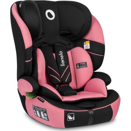 Lionelo - Autosedačka LEVI ONE i-Size 76-150 cm čierna/ružová