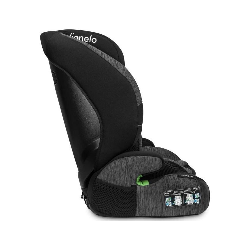 Lionelo - Autosedačka LEVI ONE i-Size 76-150 cm čierna/šedá