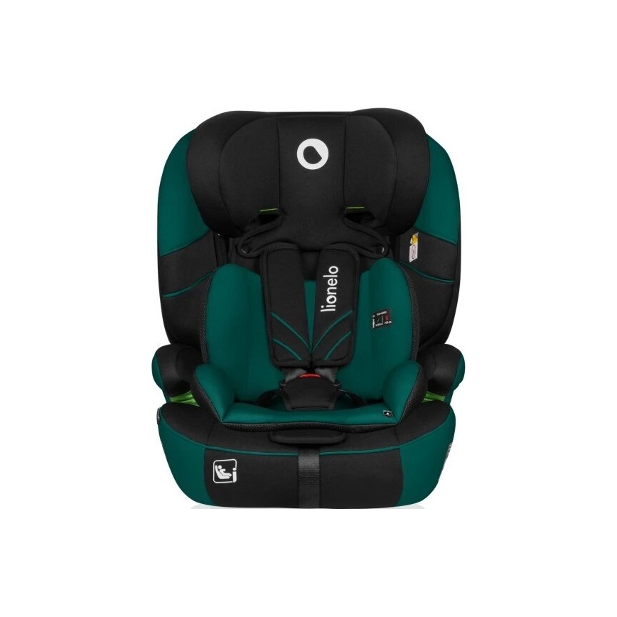 Lionelo - Autosedačka LEVI ONE i-Size 76-150 cm čierna/zelená