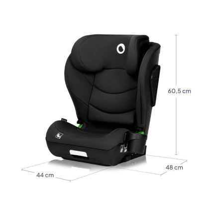 Lionelo - Autosedačka NEAL i-Size 100-150 cm čierny karbón