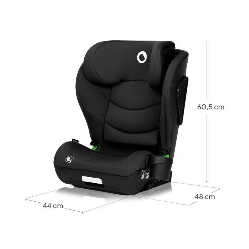 Lionelo - Autosedačka NEAL i-Size 100-150 cm čierny karbón