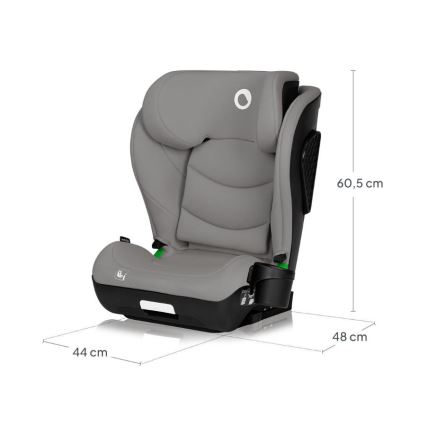 Lionelo - autosedačka NEAL i-Size 100-150 cm sivá Concrete