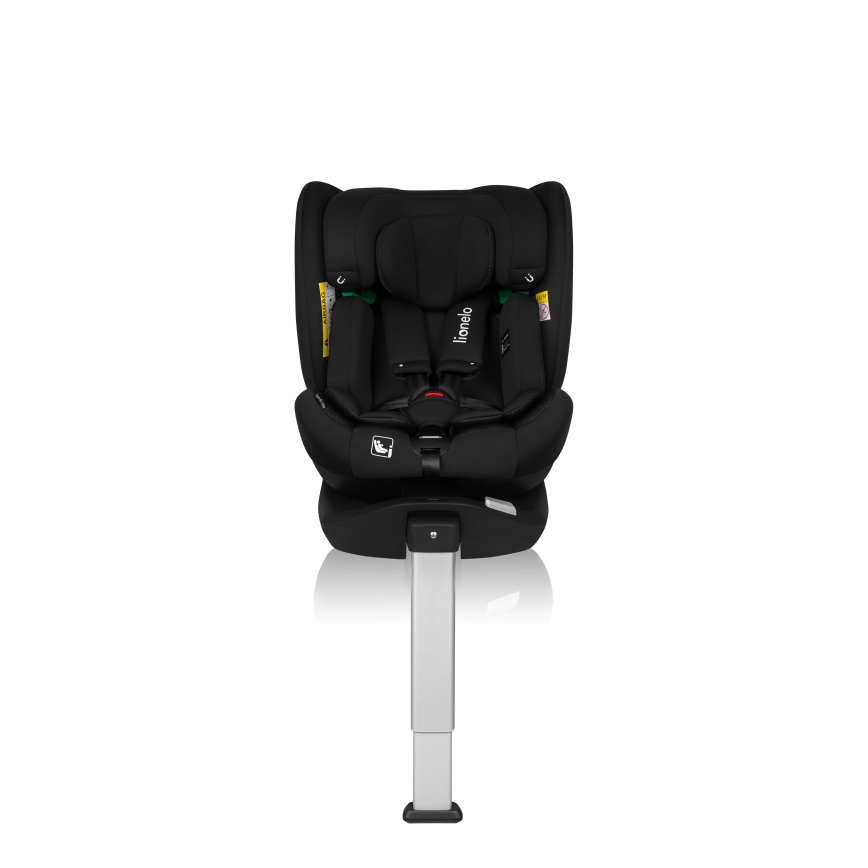 Lionelo - Autosedačka s otočnou základňou BRAAM AIR i-Size 40-150 cm Black Carbon