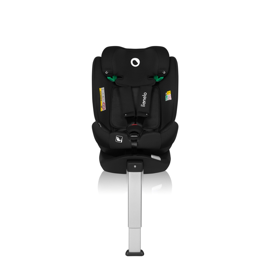 Lionelo - Autosedačka s otočnou základňou BRAAM AIR i-Size 40-150 cm Black Carbon