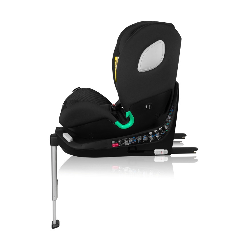 Lionelo - Autosedačka s otočnou základňou BRAAM AIR i-Size 40-150 cm Black Carbon