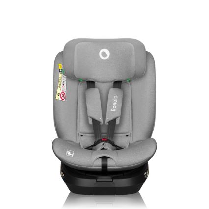 Lionelo - Autosedačka s otočnou bázou BRAVE i-Size 40-150 cm Grey Stone
