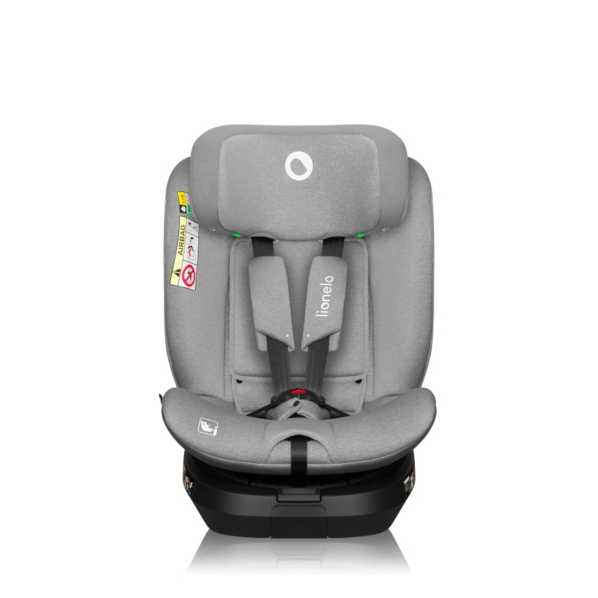 Lionelo - Autosedačka s otočnou bázou BRAVE i-Size 40-150 cm Grey Stone