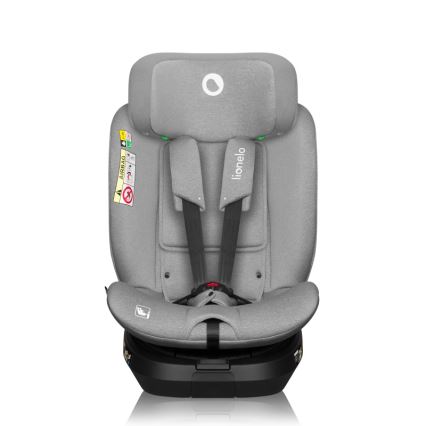 Lionelo - Autosedačka s otočnou bázou BRAVE i-Size 40-150 cm Grey Stone