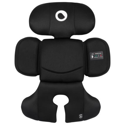 Lionelo - Autosedačka s otočnou základňou BASTIAAN i-Size 40-150 cm Čierny karbón