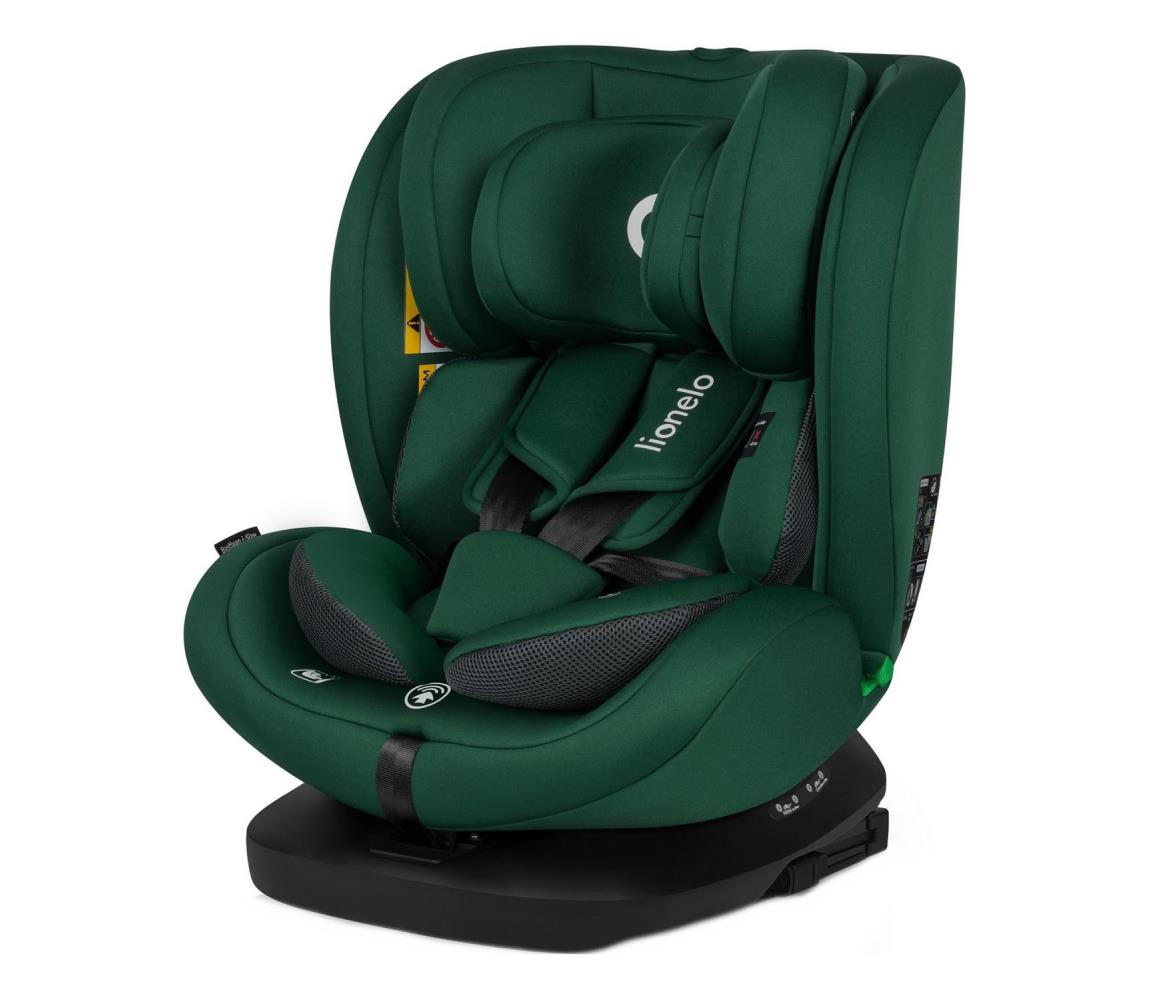 Lionelo - Autosedačka s otočnou základňou BASTIAAN i-Size 40-150 cm Green Forest 5903771723497