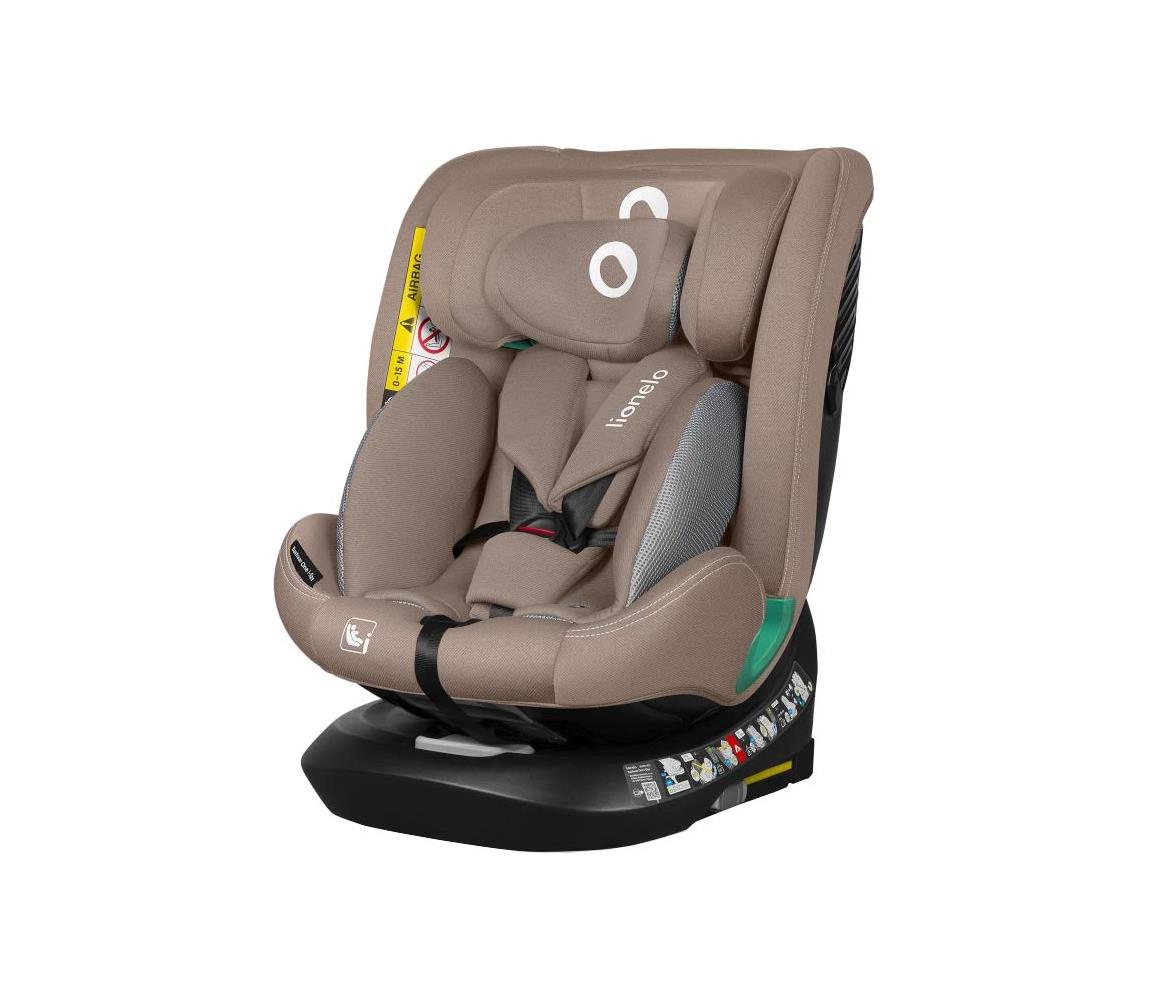 Lionelo - Autosedačka s otočnou základňou BASTIAAN ONE i-Size 40-150 cm Beige Sand 5903771708791