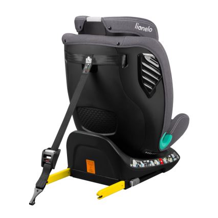 Lionelo - Otočná autosedačka so základňou BASTIAAN ONE i-Size 40-150 cm Grey Stone