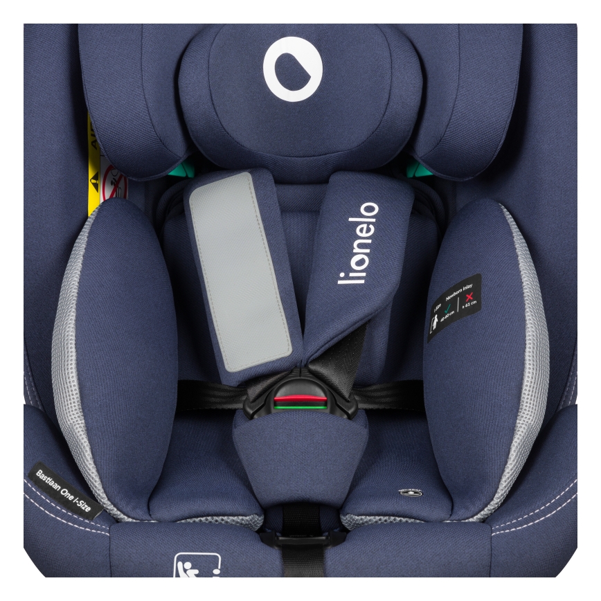 Lionelo - Autosedačka s otočnou základňou BASTIAAN ONE i-Size 40-150 cm námornícka modrá