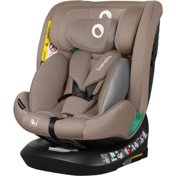 Lionelo - Autosedačka s otočnou základňou BASTIAAN ONE i-Size 40-150 cm, piesková béžová