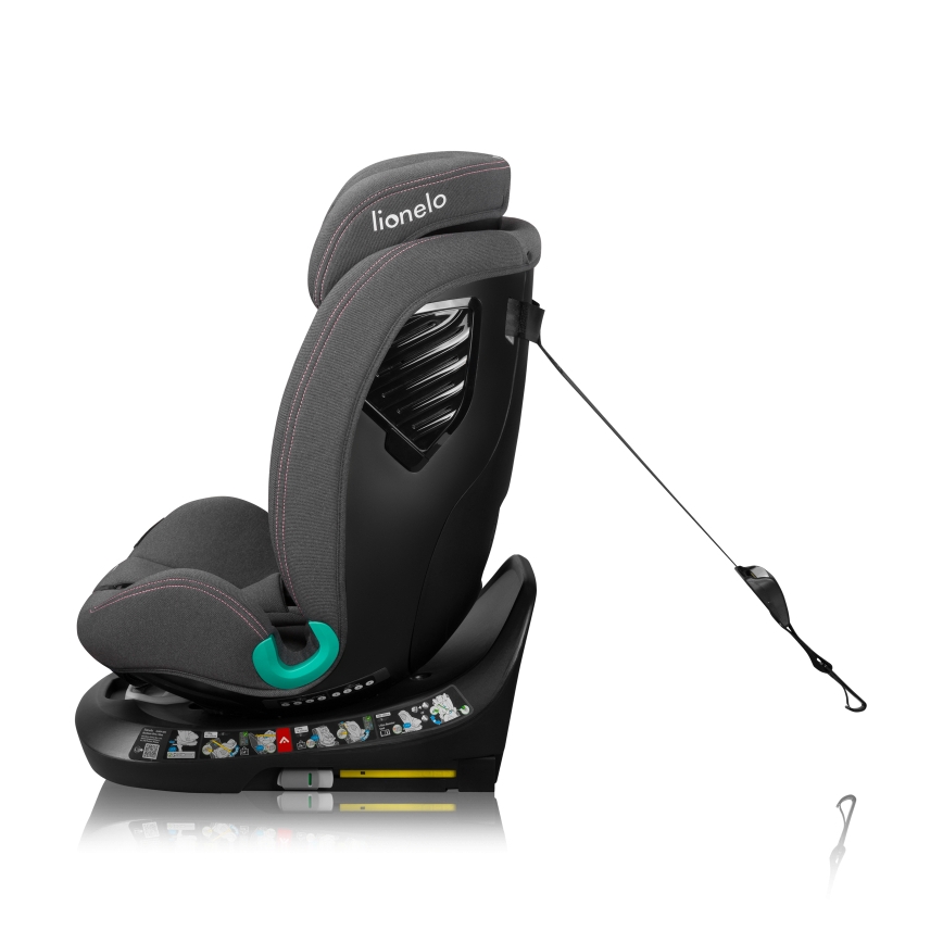 Lionelo - Otočná autosedačka so základňou BASTIAAN ONE i-Size 40-150 cm Pink Rose