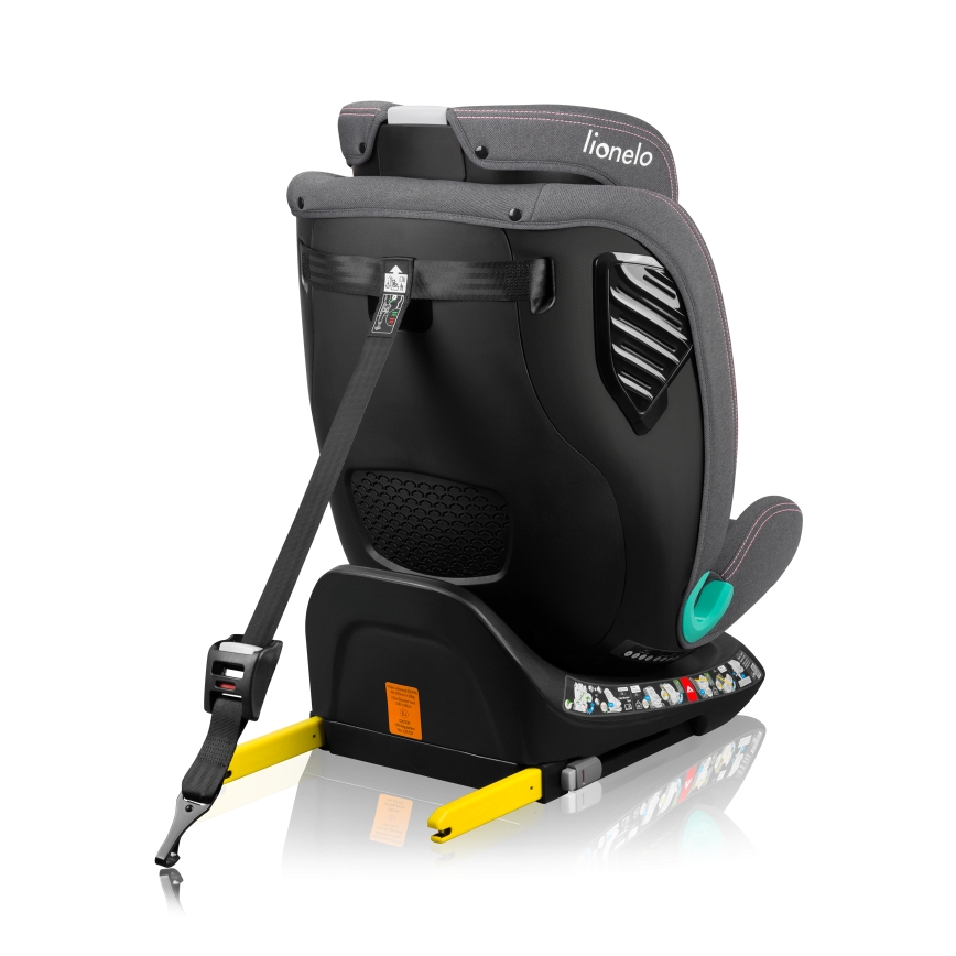 Lionelo - Otočná autosedačka so základňou BASTIAAN ONE i-Size 40-150 cm Pink Rose