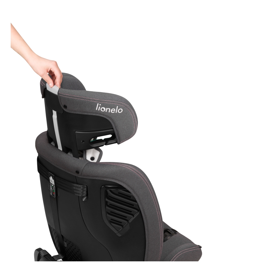 Lionelo - Otočná autosedačka so základňou BASTIAAN ONE i-Size 40-150 cm Pink Rose