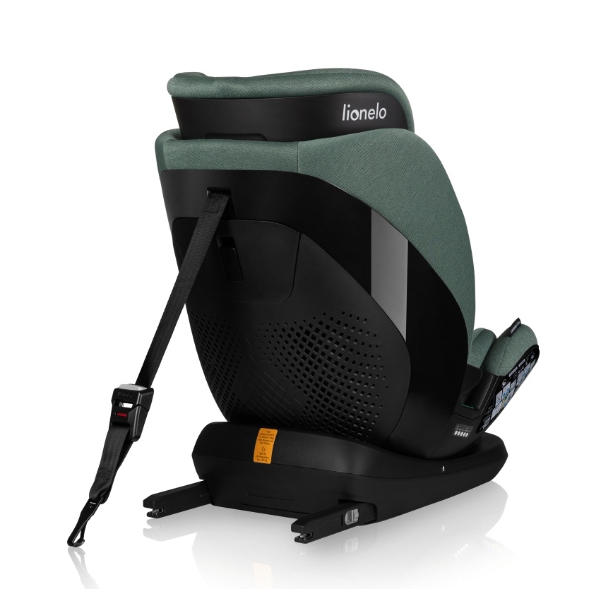 Lionelo - Otočná autosedačka so základňou LAVENDER i-Size 76-150 cm Pistáciová zelená