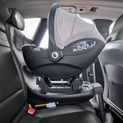 Lionelo - Autosedačka s otočnou základňou MOXIE SET i-Size 40-87 cm béžová Sand