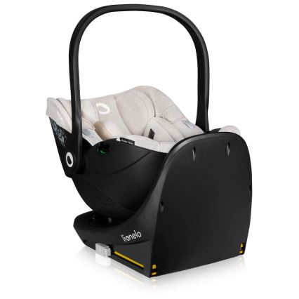 Lionelo - Autosedačka s otočnou základňou MOXIE SET i-Size 40-87 cm béžová Sand