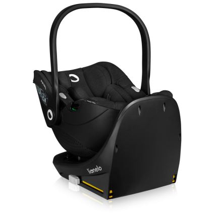 Lionelo - Autosedačka s otočnou základňou MOXIE SET i-Size 40-87 cm čierny karbón