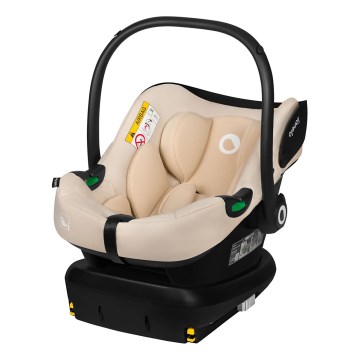 Lionelo - Autosedačka so základňou ASTRID SET i-Size 40-87 cm piesková