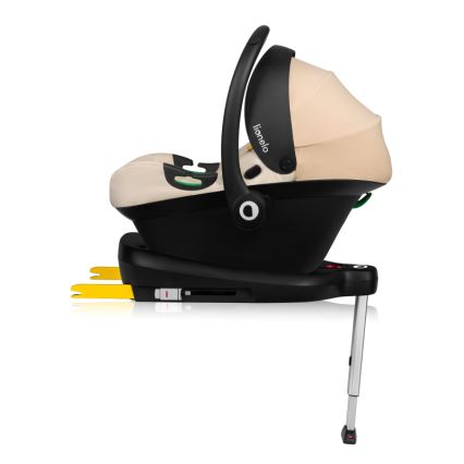 Lionelo - Autosedačka so základňou ASTRID SET i-Size 40-87 cm piesková