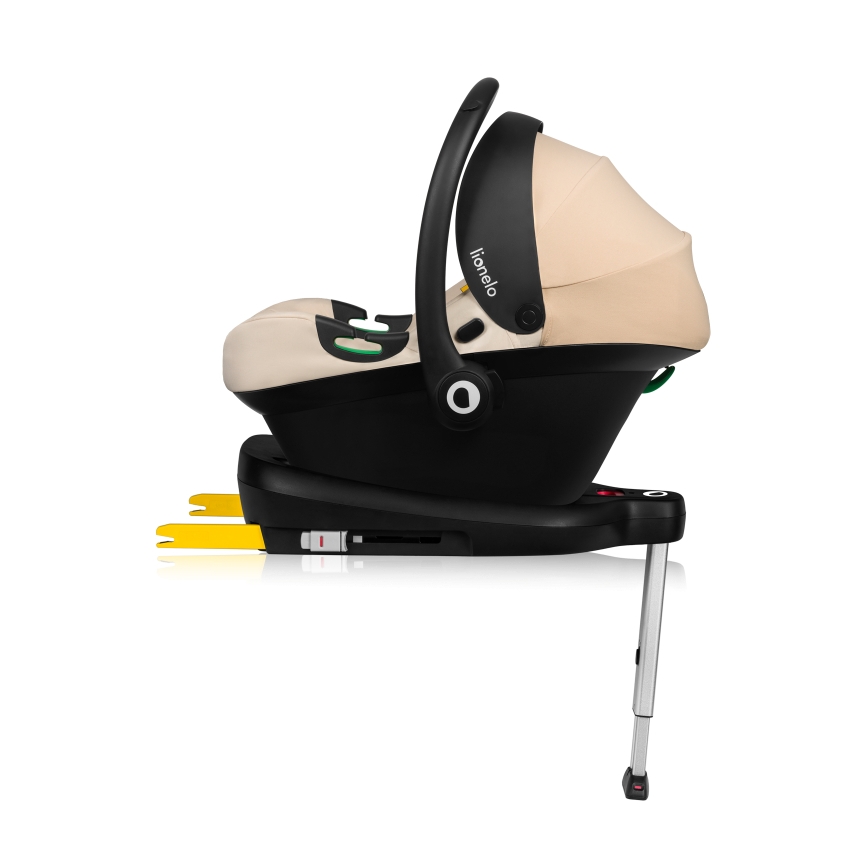 Lionelo - Autosedačka so základňou ASTRID SET i-Size 40-87 cm piesková