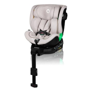 Lionelo - Autosedačka so základňou otočná HARMONY i-Size 40-150 cm béžová