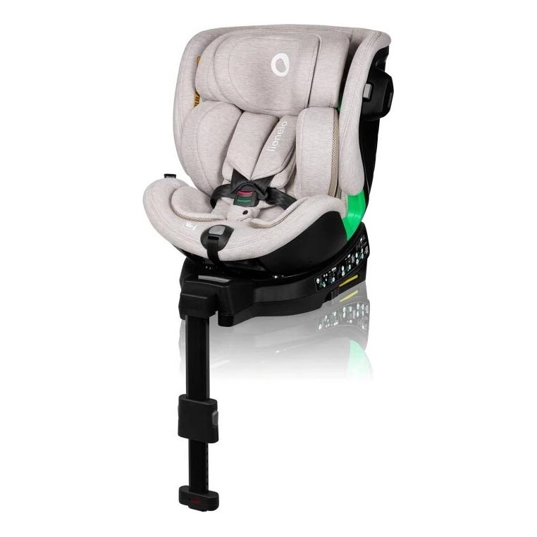 Lionelo - Autosedačka so základňou otočná HARMONY i-Size 40-150 cm béžová