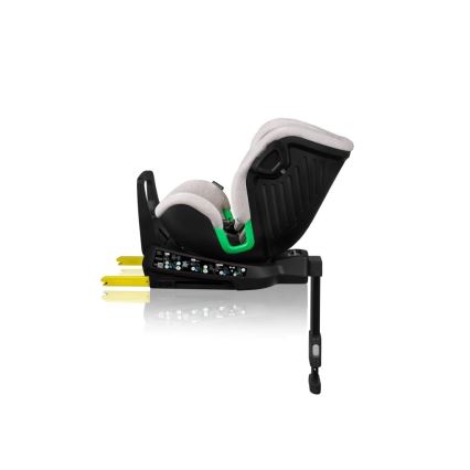 Lionelo - Autosedačka so základňou otočná HARMONY i-Size 40-150 cm béžová