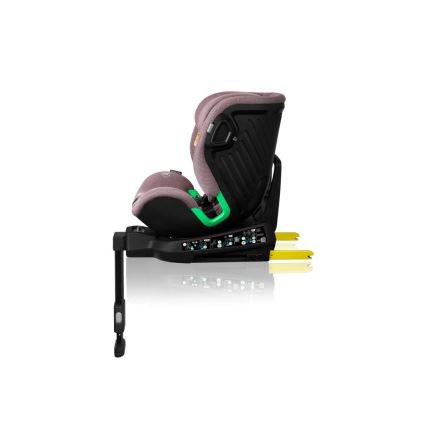 Lionelo - Autosedačka so základňou otočná HARMONY i-Size 40-150 cm ružová