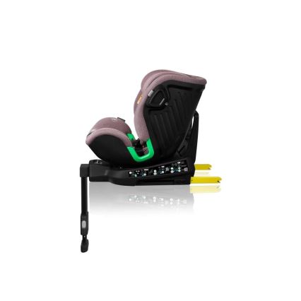 Lionelo - Autosedačka so základňou otočná HARMONY i-Size 40-150 cm ružová